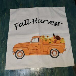New Fall Harvest Fall Accent Pillow Cover